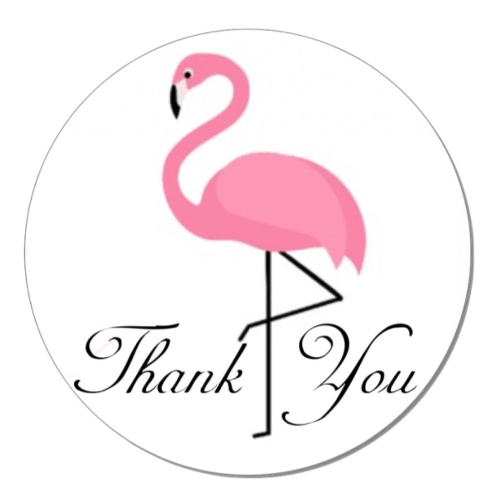 60 2.5” Flamingo Stickers PRICE IS FIRM - Picture 3 of 3